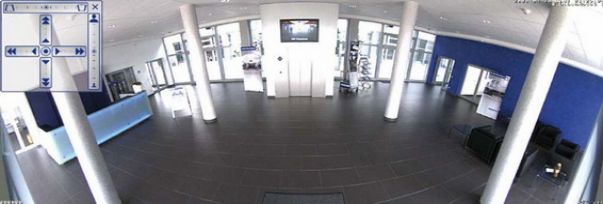 Сетевая камера Mobotix Q24, пример панорамного изображения Сетевая камера Mobotix Q24, пример панорамного изображения