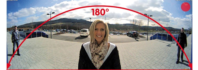 Mobotix T24 - IP-видеодомофон, пример панорамного изображения t24image